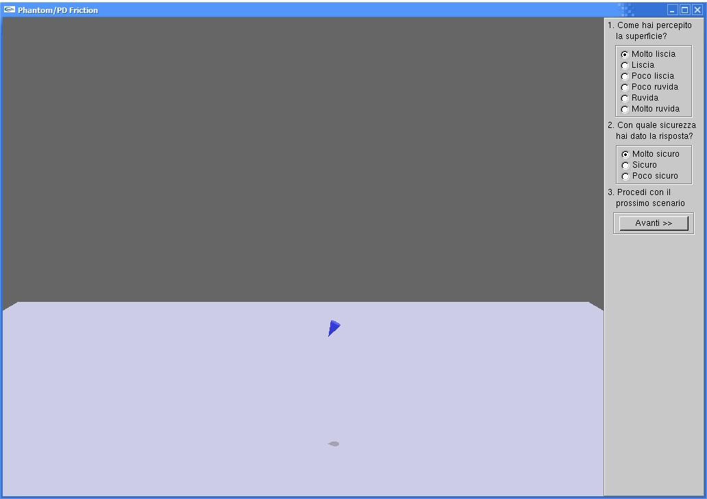 L'interfaccia grafica dell'applicazione